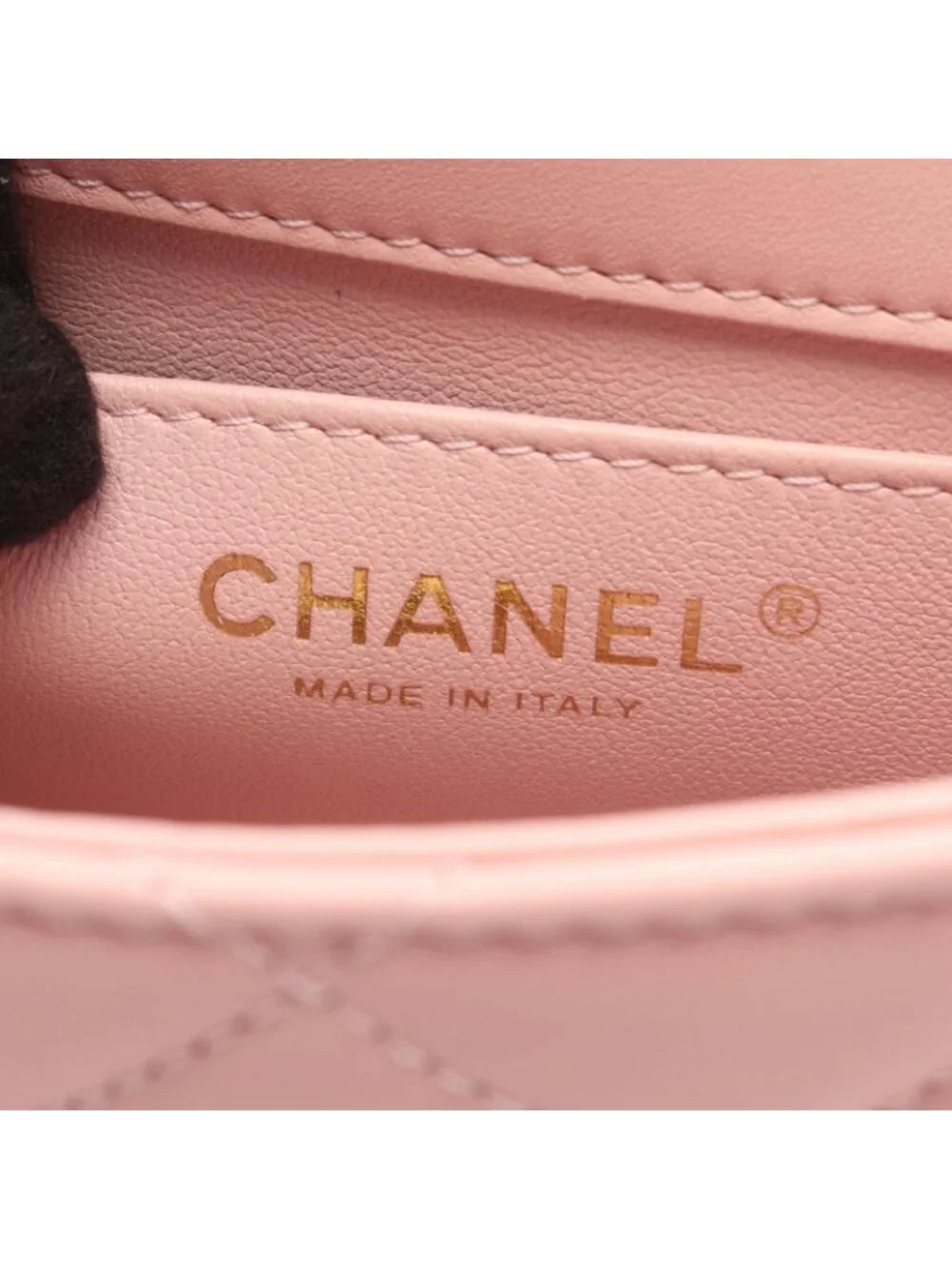 Chanel Shoulder Bag Mini Quilted Light Pink Lambskin Small Flap Chain
